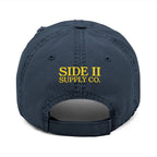 Worn Weathered Wonderful Dark Embroidered Hat
