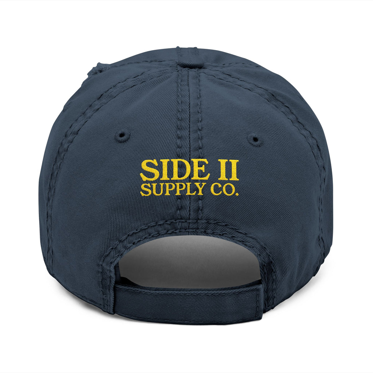 Worn Weathered Wonderful Dark Embroidered Hat