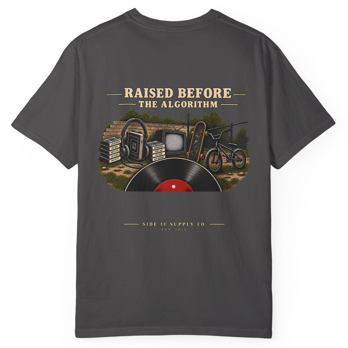 Raised Before the Algorithm Comfort Colors Tee