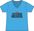 Less to Prove. More to Discover. – Women’s Concert V-Neck Tee