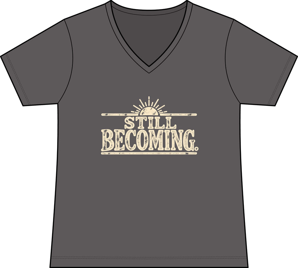 Still Becoming – Women’s Concert V-Neck Tee