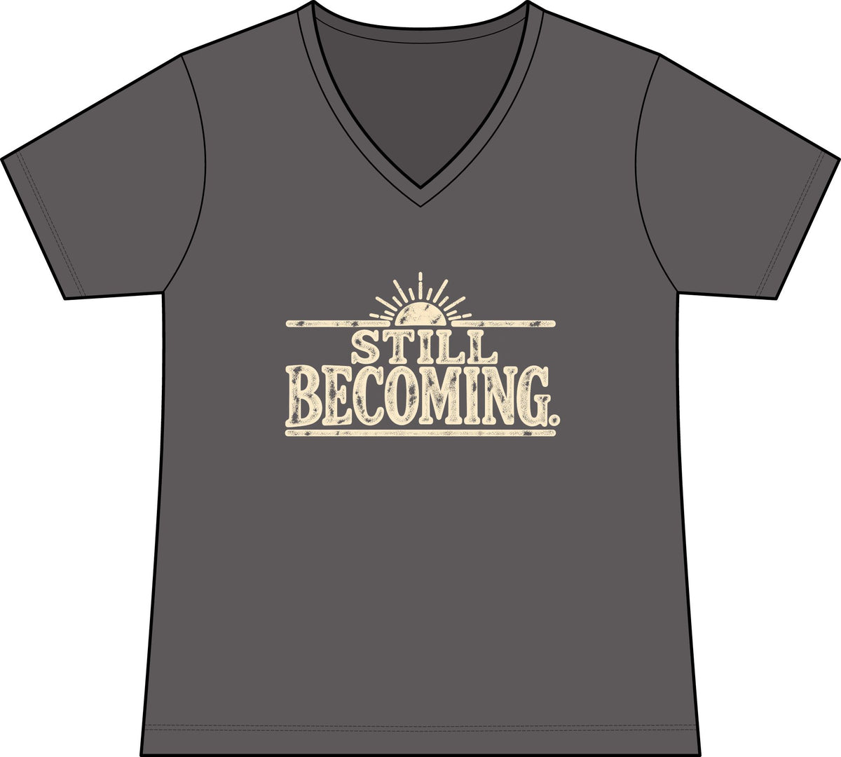 Still Becoming – Women’s Concert V-Neck Tee